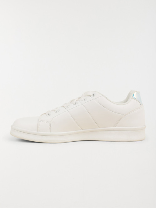 Baskets basses blanches femme outlet